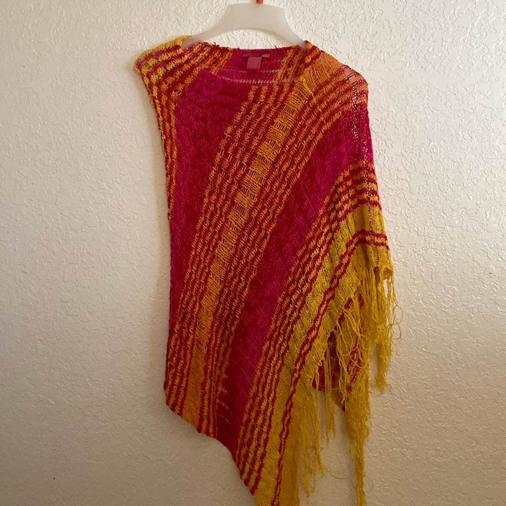Woman’s Shaw , color orange,yellow,pink, size M